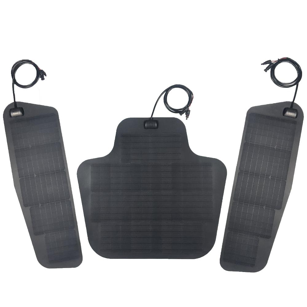 Cascadia 4x4 hood solar panel system for the 4th gen ram HD 2500 3500 4500 5500 overlanding