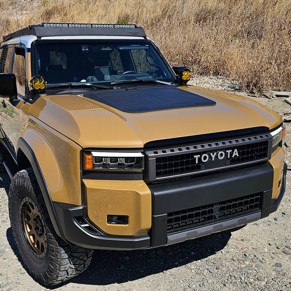 Cascadia 4x4 hood solar panel for the prado 250 land cruiser