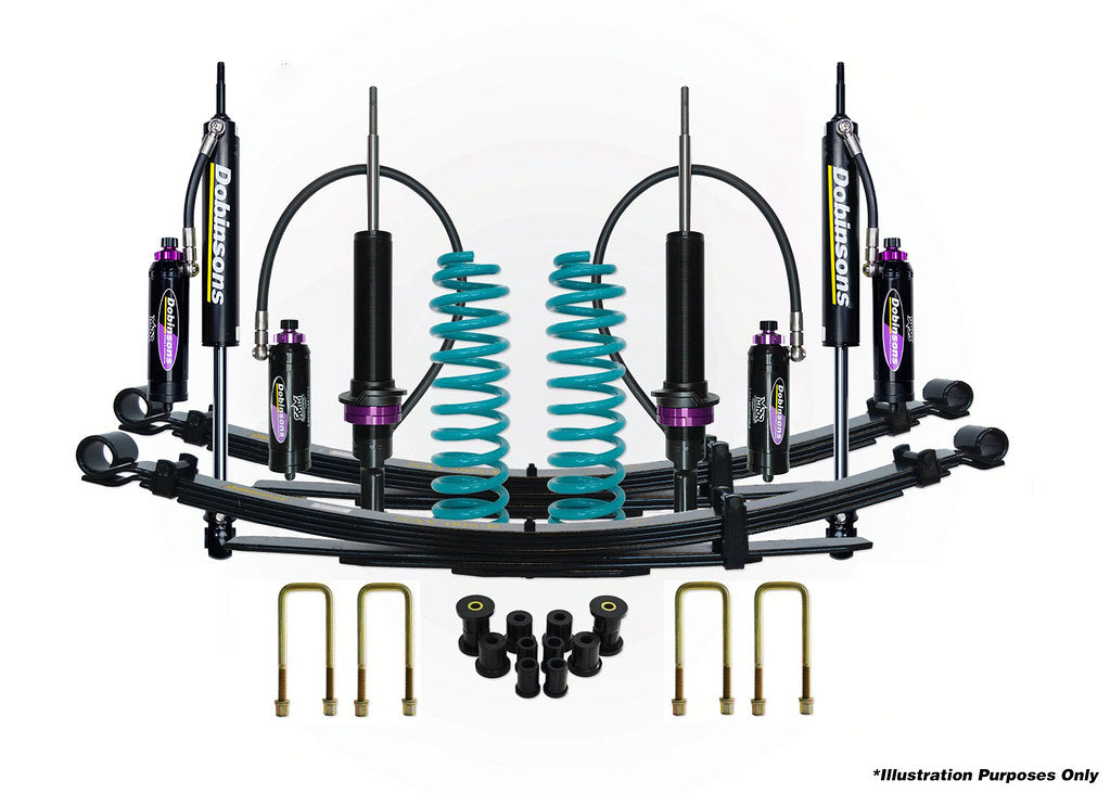 Dobinsons 1.5&quot; to 3.0&quot; MRR 3-way Adjustable Suspension Kit for 2005 to 2022 Tacoma 4x4 Double Cabs - DSSKITMRA05 - DSSKITMRA05