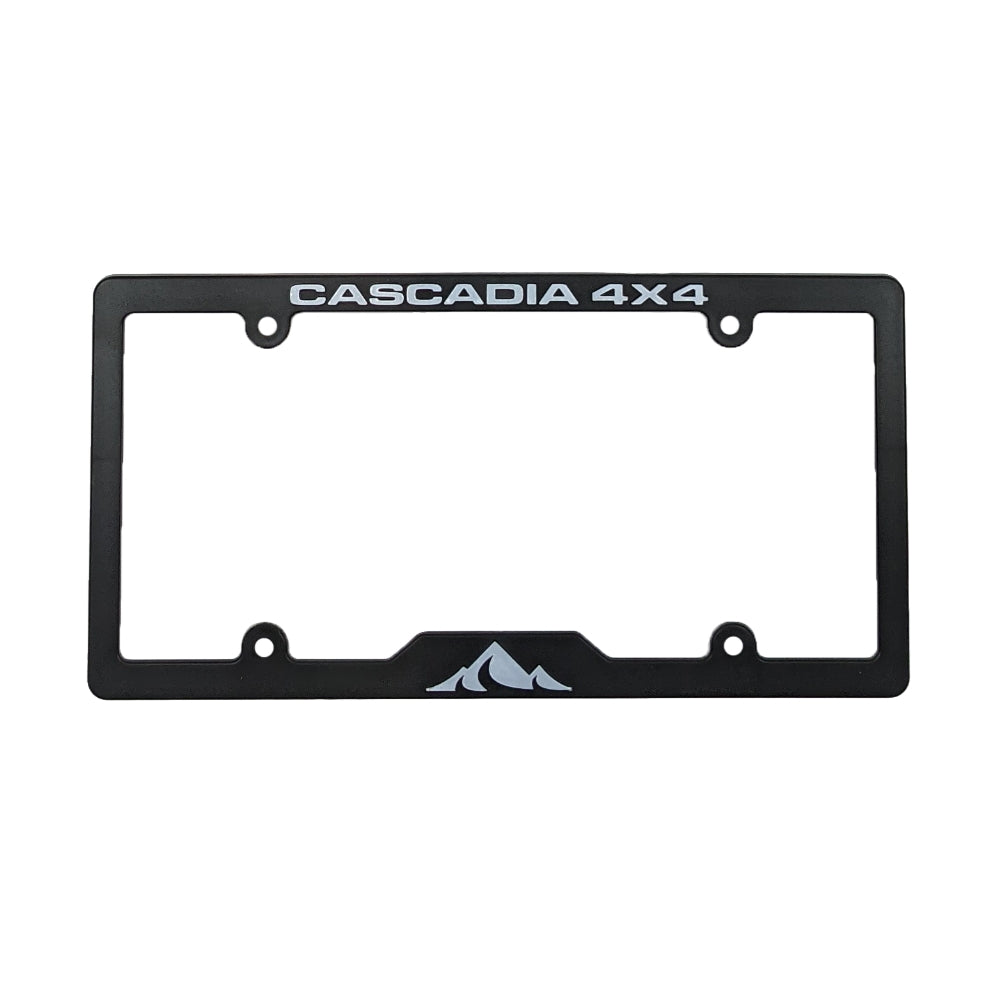 License plate surround for the cascadia 4x4 flipster v3 winch license plate mounting system. 