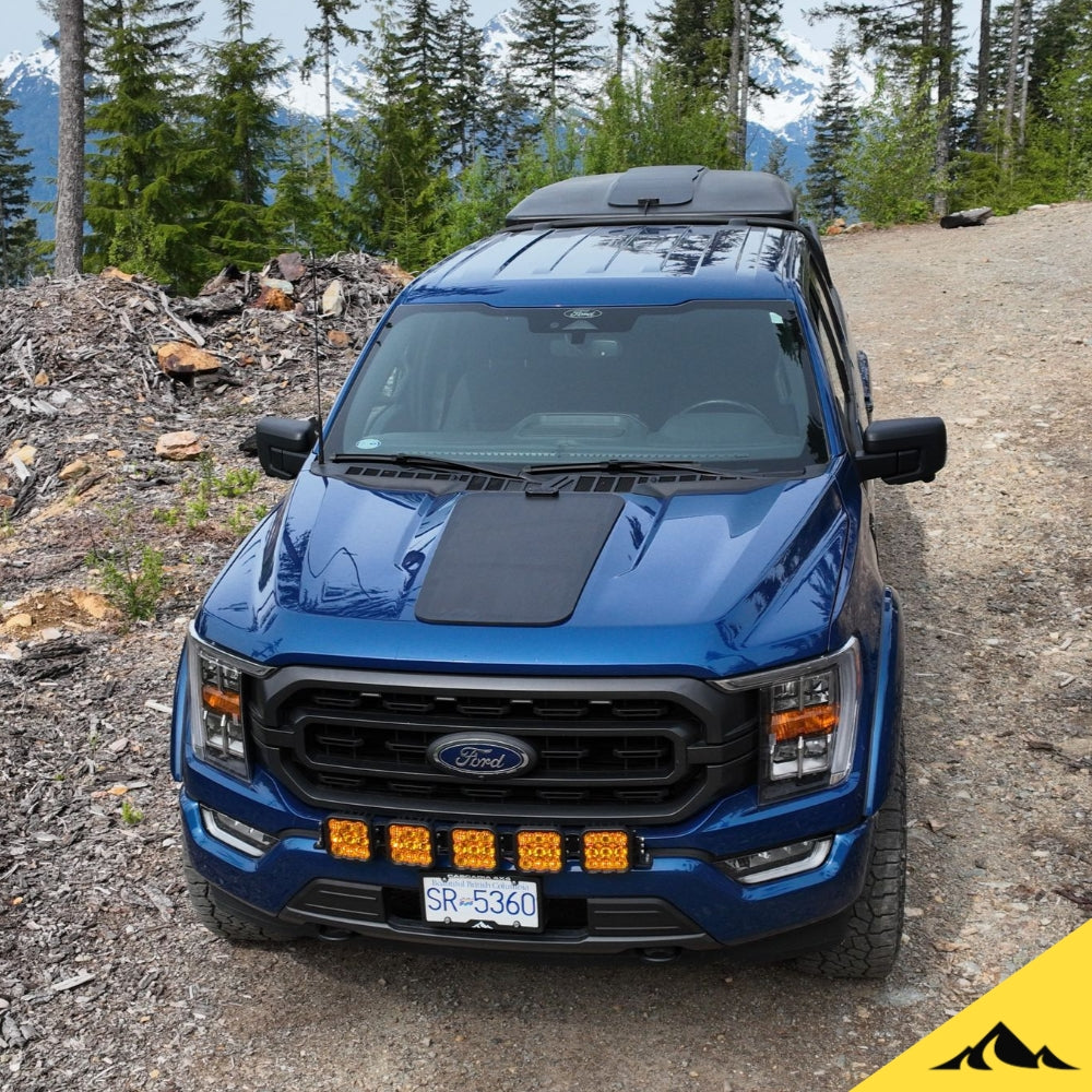 Cascadia 4x4 hood solar panel for 2021 - 2026 ford f150