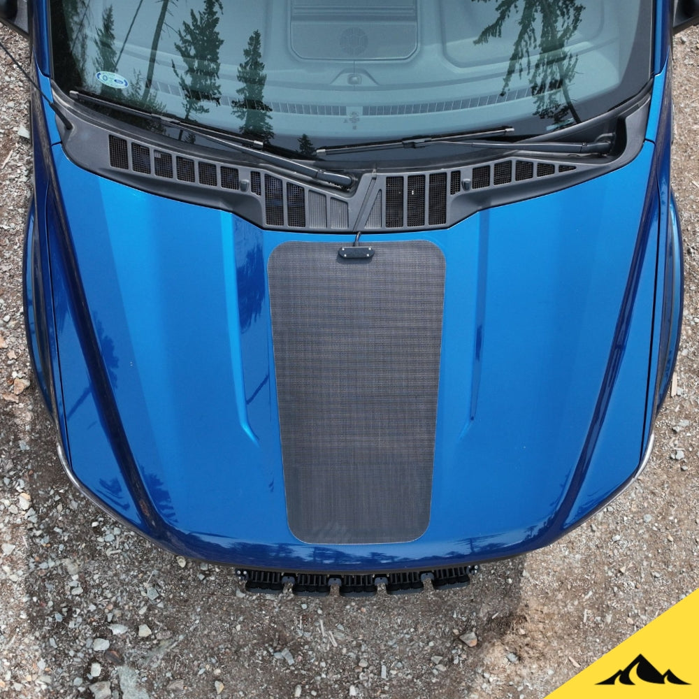 Cascadia 4x4 hood solar panel for 2021 - 2026 ford f150 for offroad travel