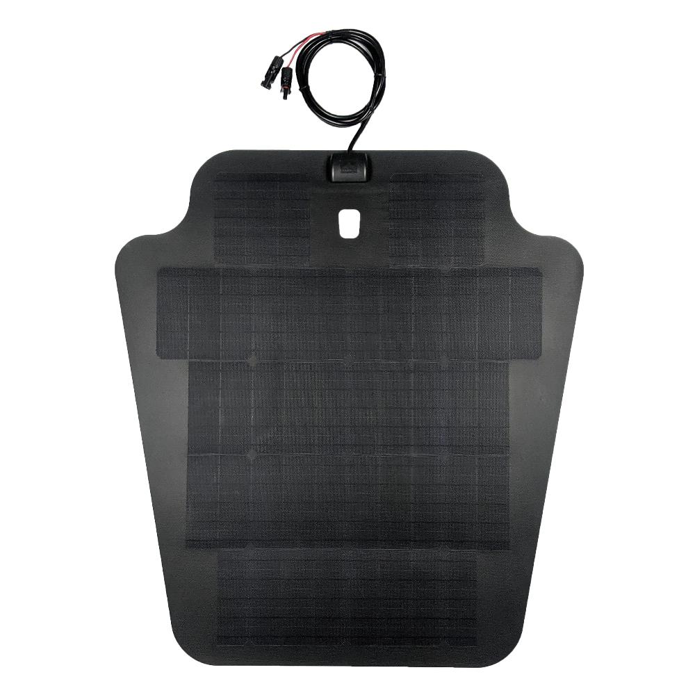 The Cascadia 4x4 VSS System 1.0 hood solar module panel system for the jeep wrangler TJ and LJ