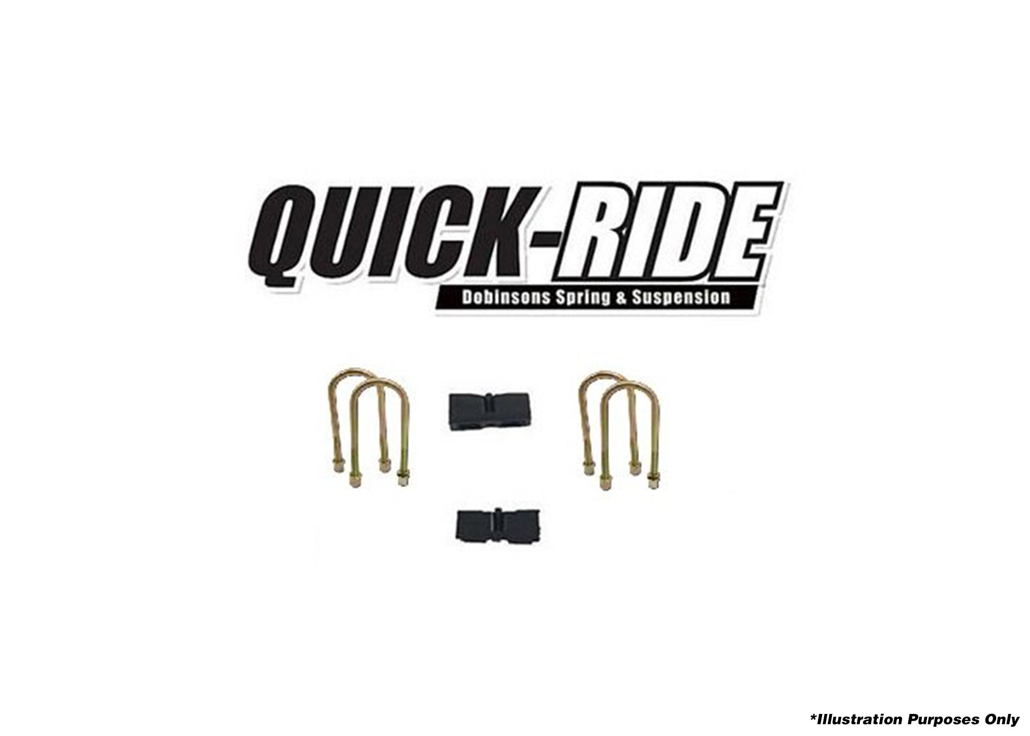 DOBINSONS 1.25&quot; QUICK RIDE KIT INCLUDES U-BOLTS - QR59-552K