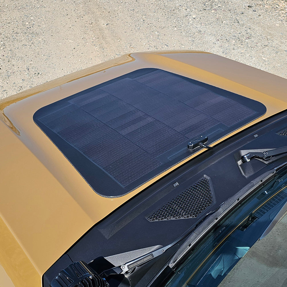 bonnet/hood solar panel for the 250 land cruiser from Cascadia 4x4