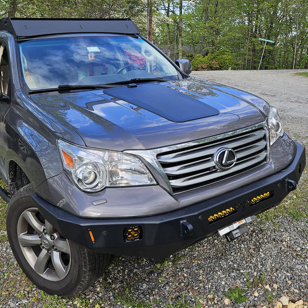 The cascadia 4x4 vss system hood solar module for the lexus GX 460