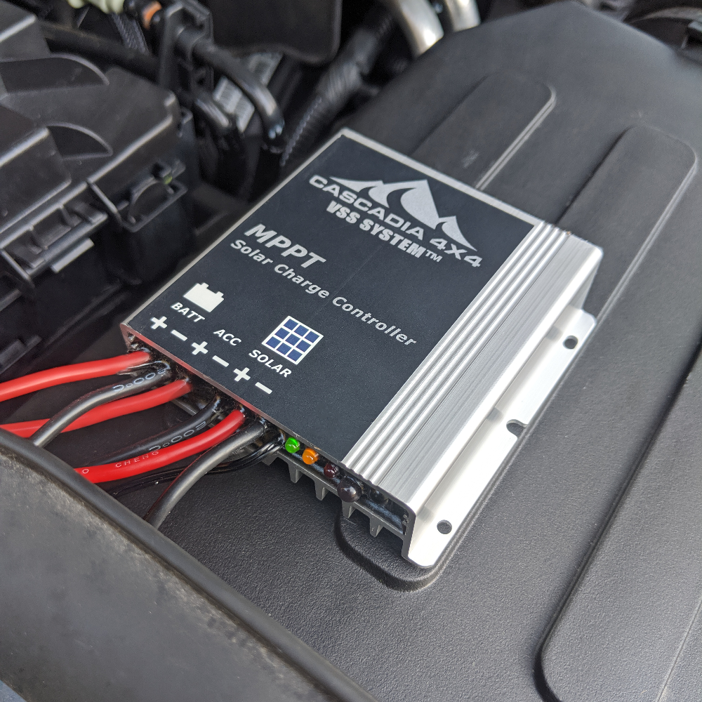 The Cascadia 4x4 10A MPPT charge controller for the VSS System 1.0